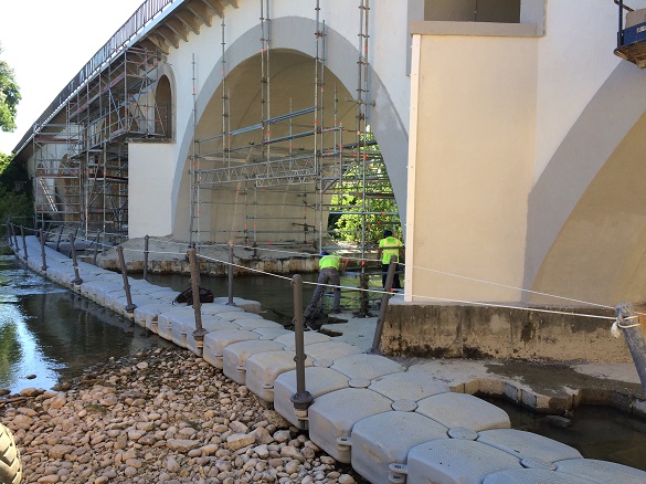 Le pont du Vidourle est situé sur la commune de Lunel | Internet DIR  Méditerranée