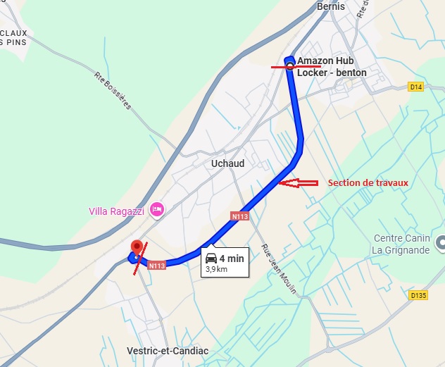 Section des travaux