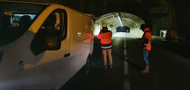 Tunnel de Saint-Antoine - Essais CETU