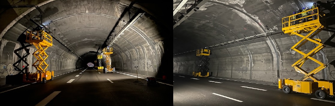 Tunnel des Pennes-Mirabeau - Travaux